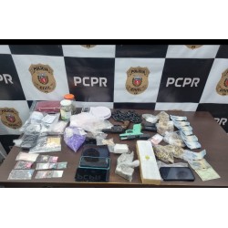 Polícia Civil prende 12 pessoas em operação contra o tráfico de drogas em Curitiba e na RMC